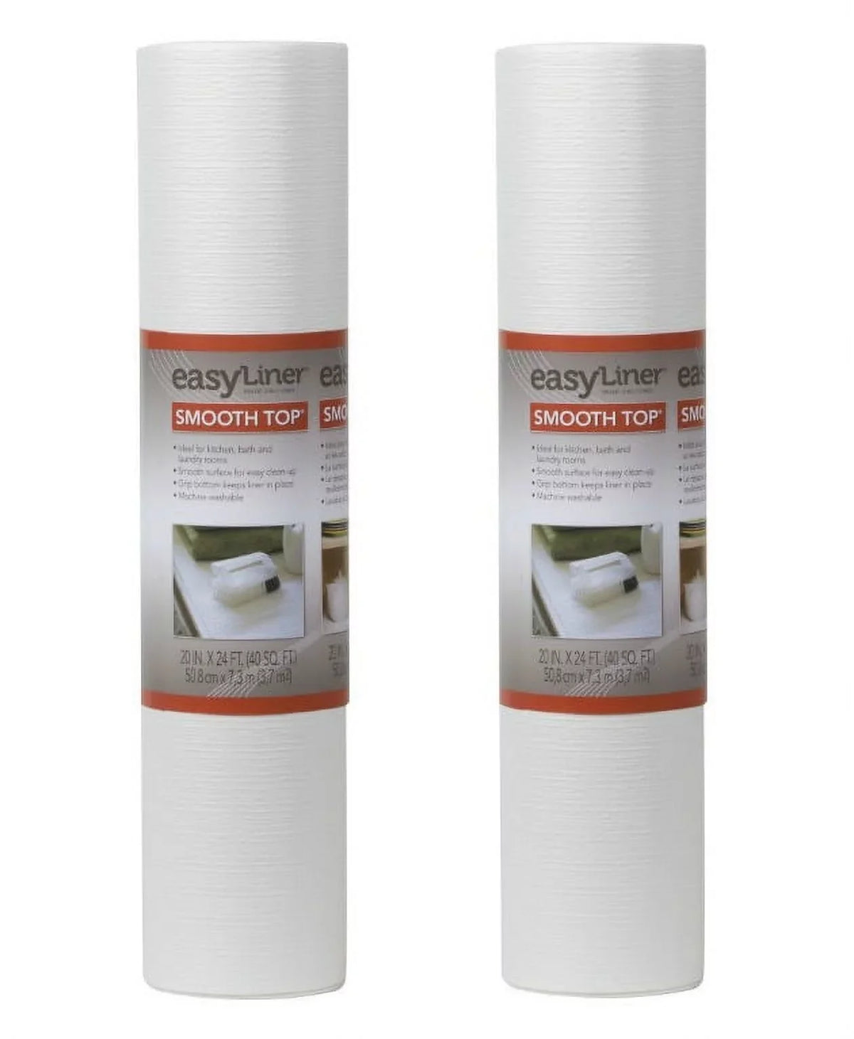 ft. Liner, Count Top in. 281872 x Shelf 2 24 Easy White, Non-Adhesive 20 Smooth Duck