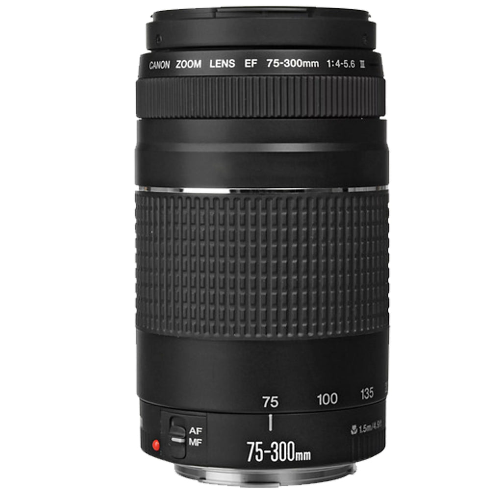 EOS 128GB EF Camera Always DSLR 420-800mm + + IV + 75-300mm (34PC Kit) Super Lens Telephoto Case, + STM Mark Tripod Light + Canon on Filters, Bundle 5D LED More Memory, 50mm w/