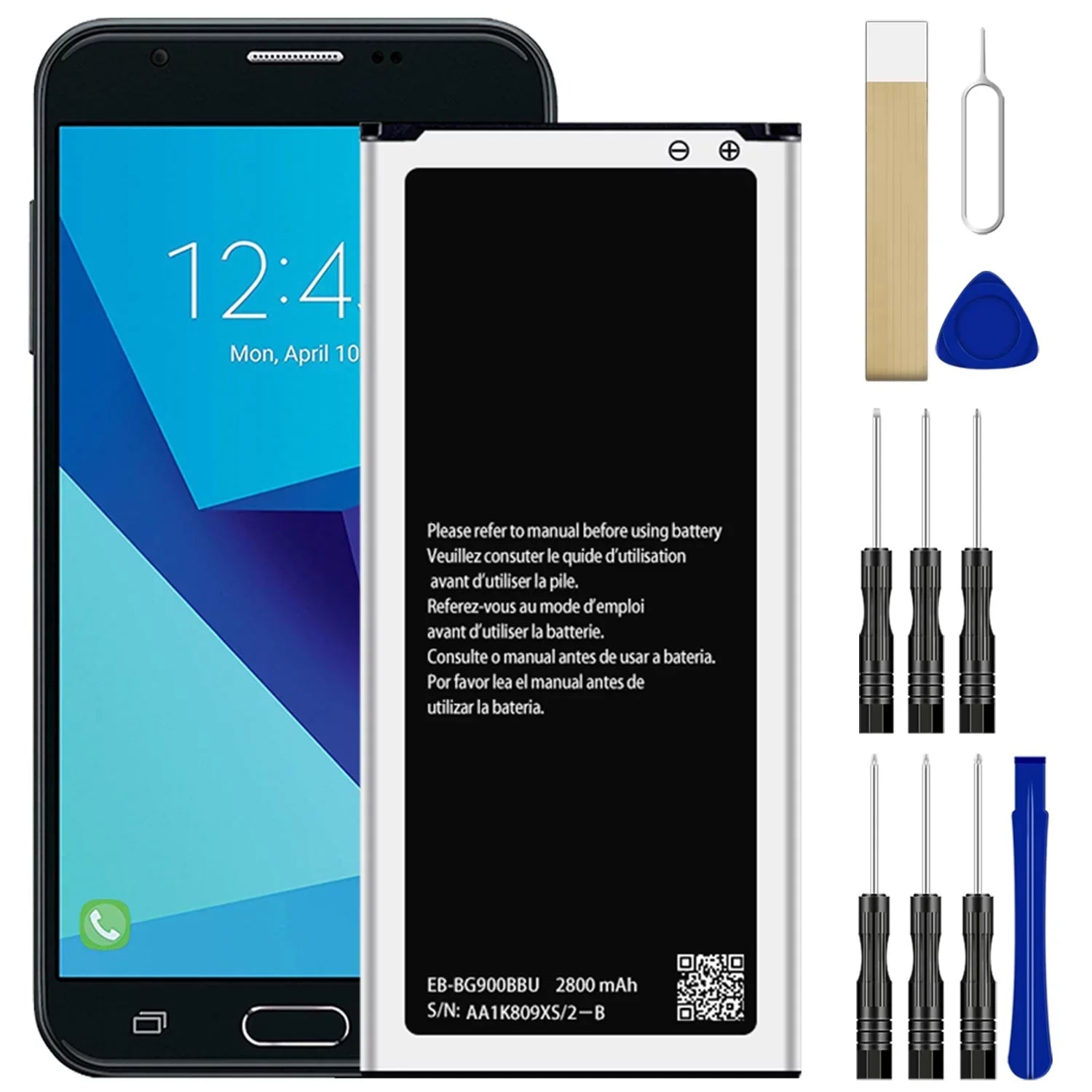 for EB-BG900BBC TracFone Galaxy EB-BG900BBU Tool S5 Battery Replacement SM-S902L S902L