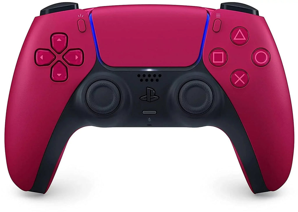 5 Microfiber 21 PS5 Cosmic Controller, Red ( Bundle and with Disc Cleaning The Version Playstation MLB Disc) Extra Show Cloth