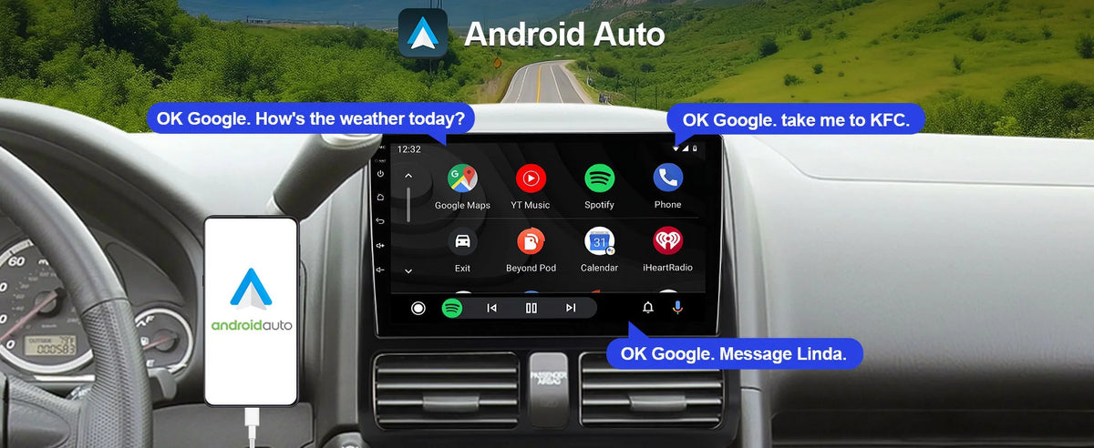 Control Built-in Android with Inch CR-V 9 Wheel Honda Car for Backup Wireless Carplay/Android TouchScreen Stereo 10 2002-2006 Auto/GPS/Bluetooth/FM/AUX-in/Steering Radio Camera Din Double