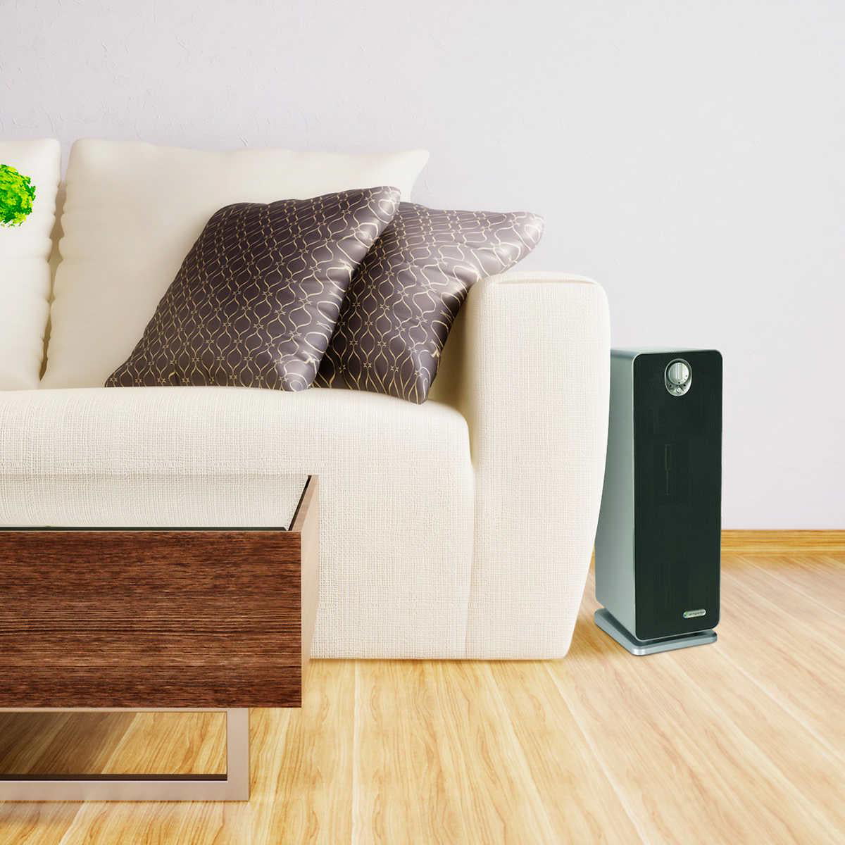 Reduction, with HEPA Sanitizer and 2-pack GermGuardian Air UV Purifier, 22 True Odor