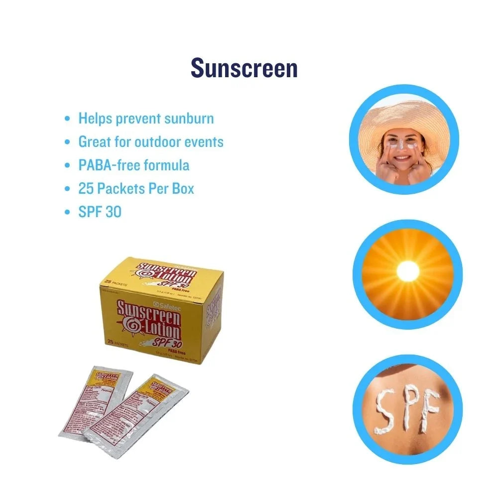 Packets (MS-84250) SPF mg 3.5 - 30 Lotion 100 - Sunscreen formula Safetec PABA-free