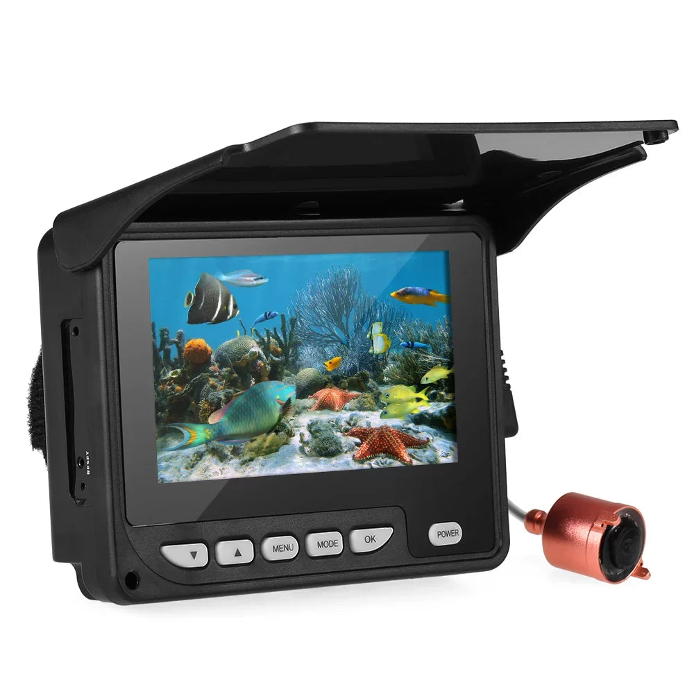 Fishing Bag Cable Finder Fish Ice Waterproof Night with Vision Camera Carry 4.3 Walmeck Inch Portable 20M Camera Boat Fishing Underwater