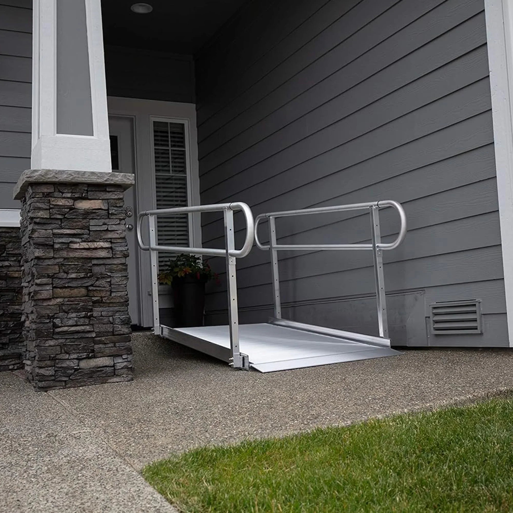 Wheelchair EZ-ACCESS Handrails GATEWAY Foot Line w/2 5 Ramp 3G Portable