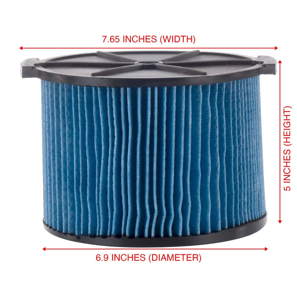 with Pack Gallon 3-4.5 3 Filter Part Compatible Replacement Portable VF3500 Dry RIDGID Fine Dust & Cartridge Wet 3-Layer Vacuums 26643