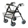 Rollator Contour Walkabout with Deluxe 8" Lumex Wheels Four-Wheel