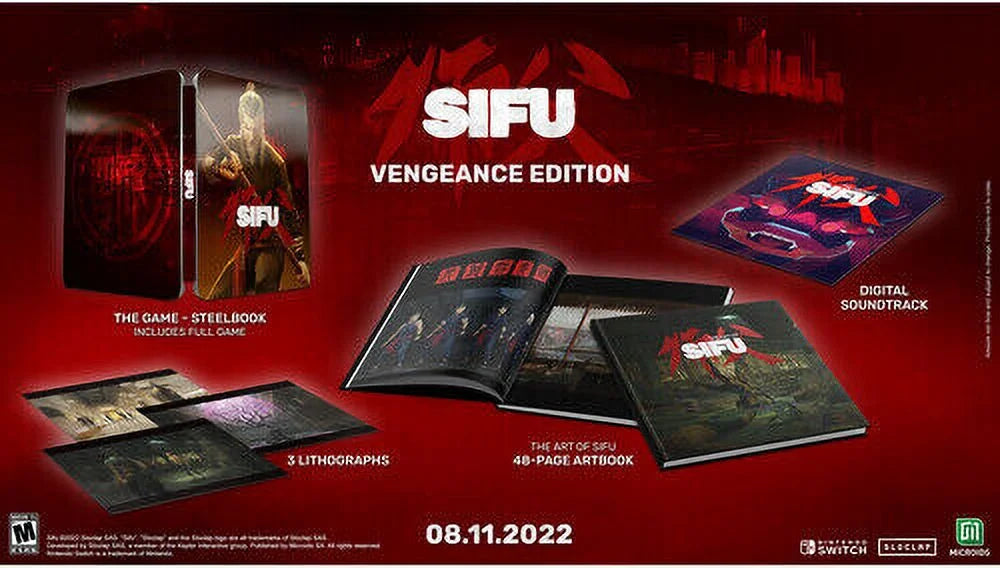 for Vengeance Nintendo Game] [New Switch Sifu: Edition Video