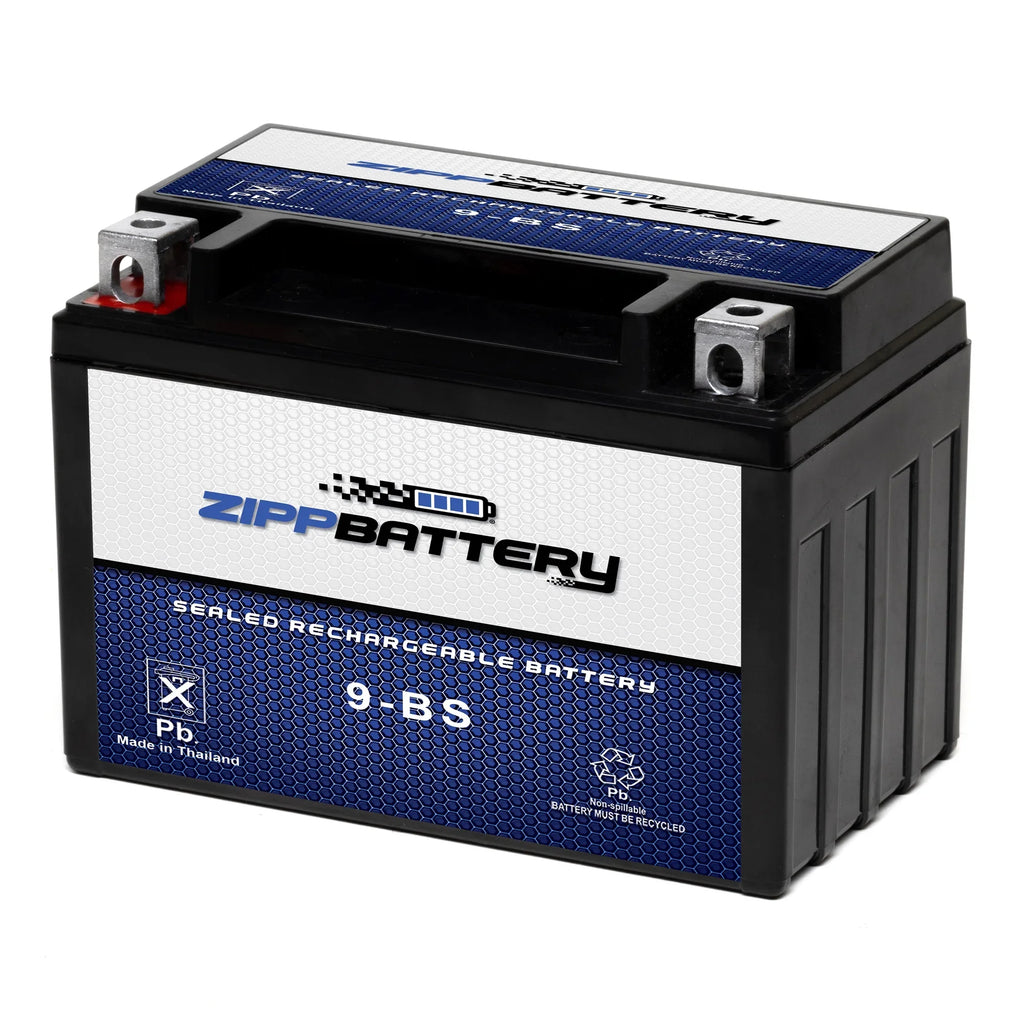 Ah, YTX9-BS 1995 Yamaha Volt,8 600cc Battery Battery Zipp (9-BS for 12 CCA) 120 Motorcycle Xt600e