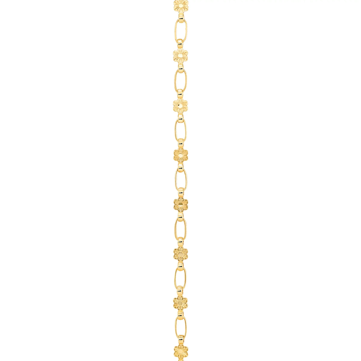 Kids Kesho Karat for Kristen Charm Sterling Bracelet Gold-plated 18 Butterfly Silver, 6"