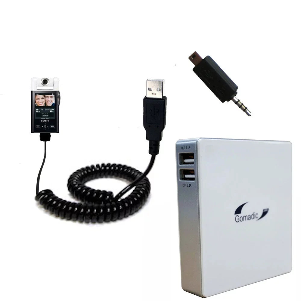 Mobile Snap bloggie with High suitable Rechargeable Charger Capacity the for Battery Pack - MHS-CM5 External TipExchange Tech Portable HD Gomadic
