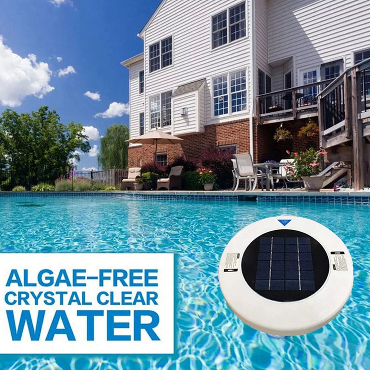 Silver Swimming Ion Swimming Purifier Solar-Ionizer Pool Copper liquid Pool,