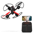 Wireless Assisted Remote 2.4GHz RC Controlled Landing, Quadcopter Mach with Stream Rechargeable with Drone IMAGE 10inch SHARPER and Camera,