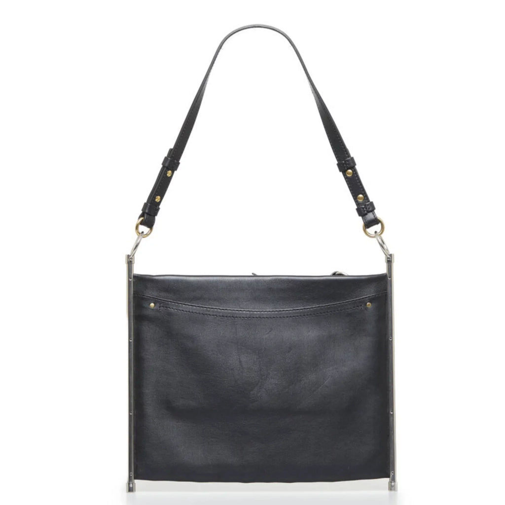 Leather Chloe Shoulder Ladies Bag Black Handbag Pre-Owned Chloé Roy (Good)