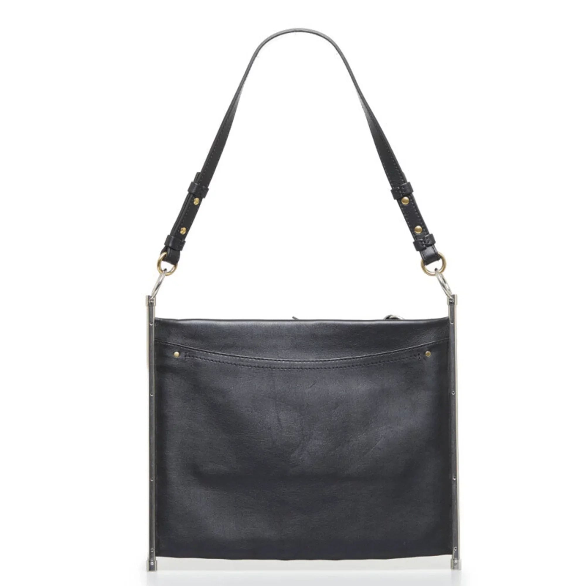 Leather Chloe Shoulder Ladies Bag Black Handbag Pre-Owned Chloé Roy (Good)