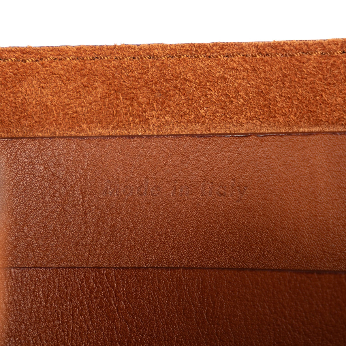 Authenticated Unisex Celine Leather Bag (Good) Calf Brown Bag Pre-Owned Bucket Bucket Big DrawstringBag