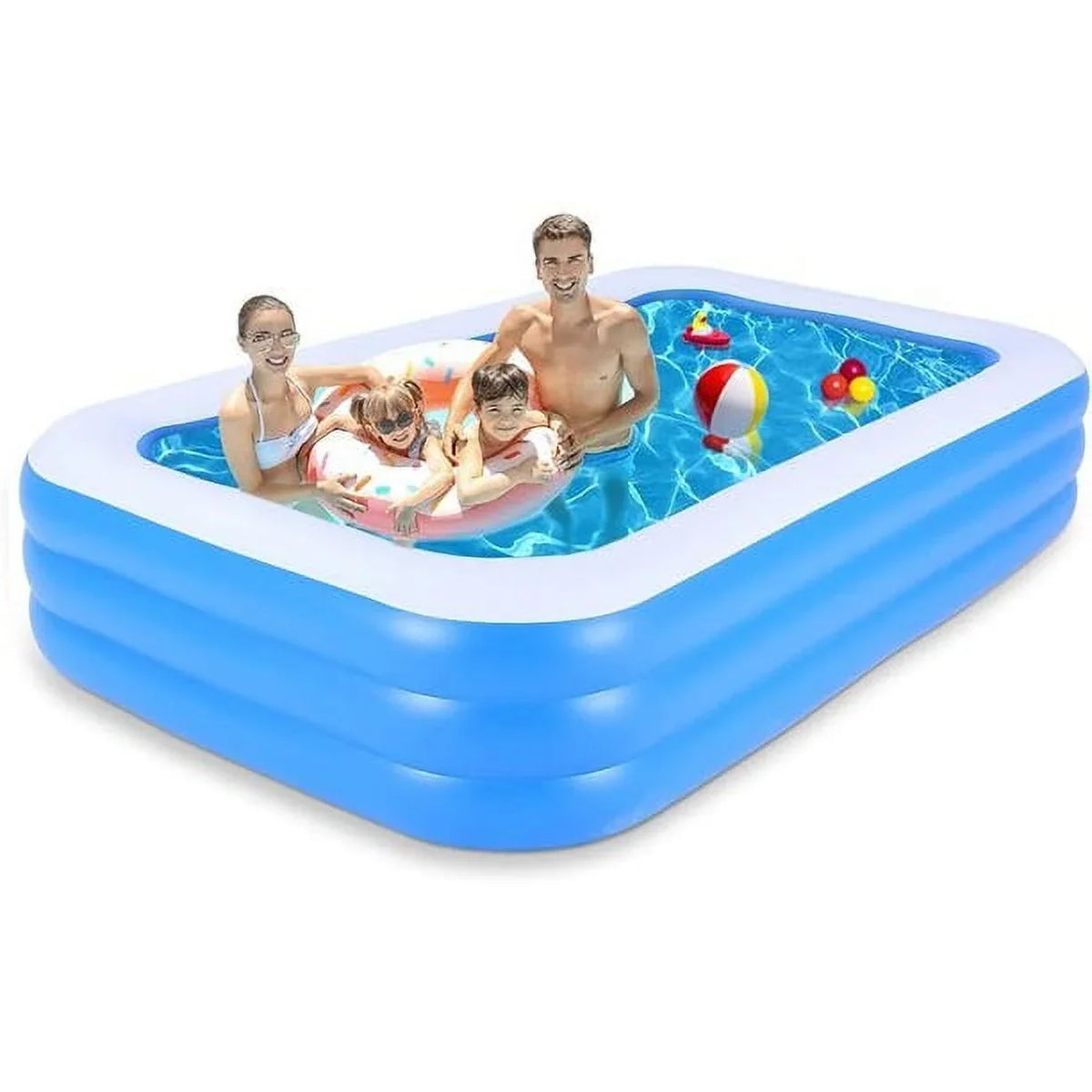 Inflatable Swimming Above SUGIFT and 120" x for x 22" Pools 72" Pool Ground Kids Adults