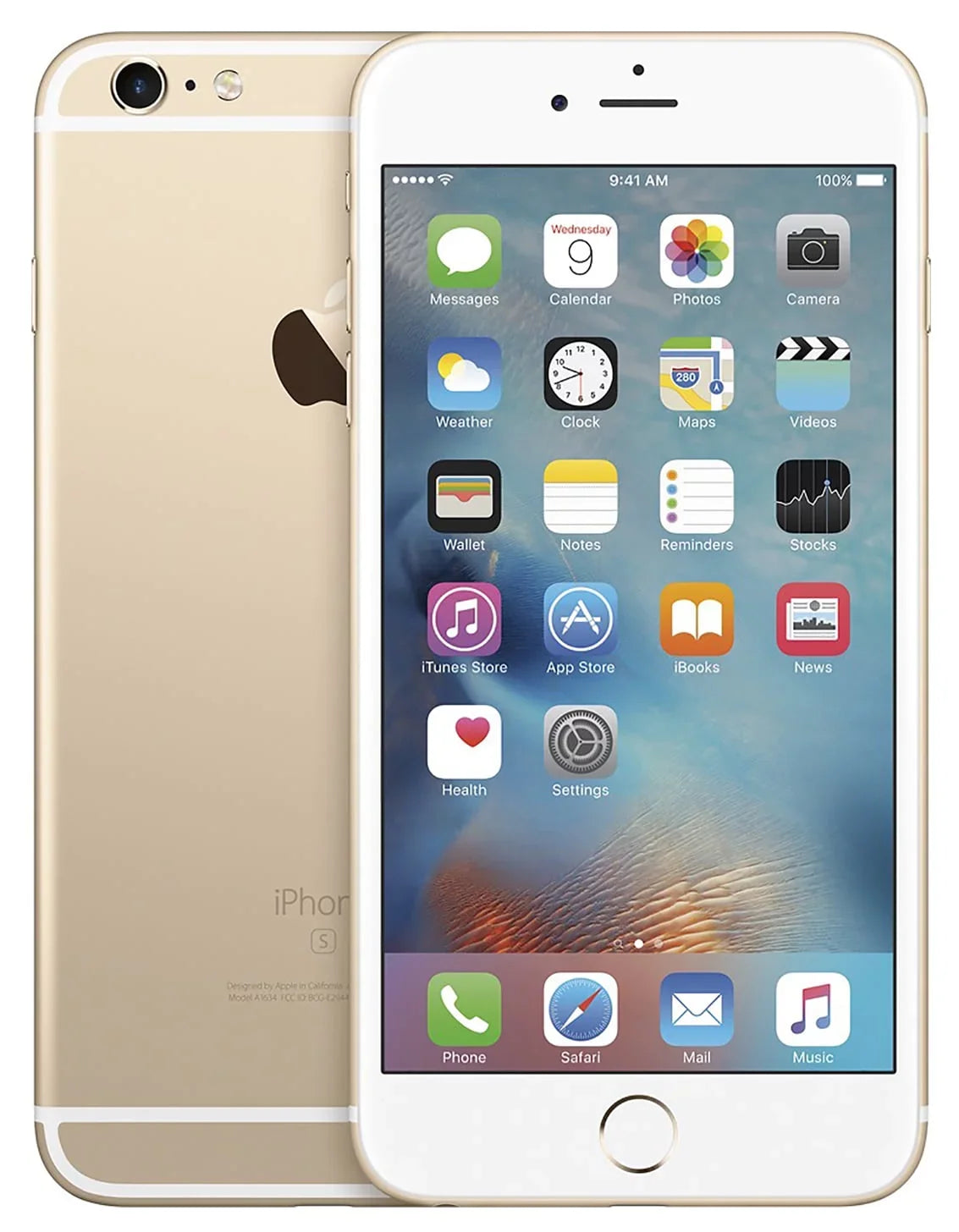 Unlocked (Used) - Gold LTE GSM 12MP Phone iPhone w/ 128GB Dual-Core Camera Plus 4G 6s