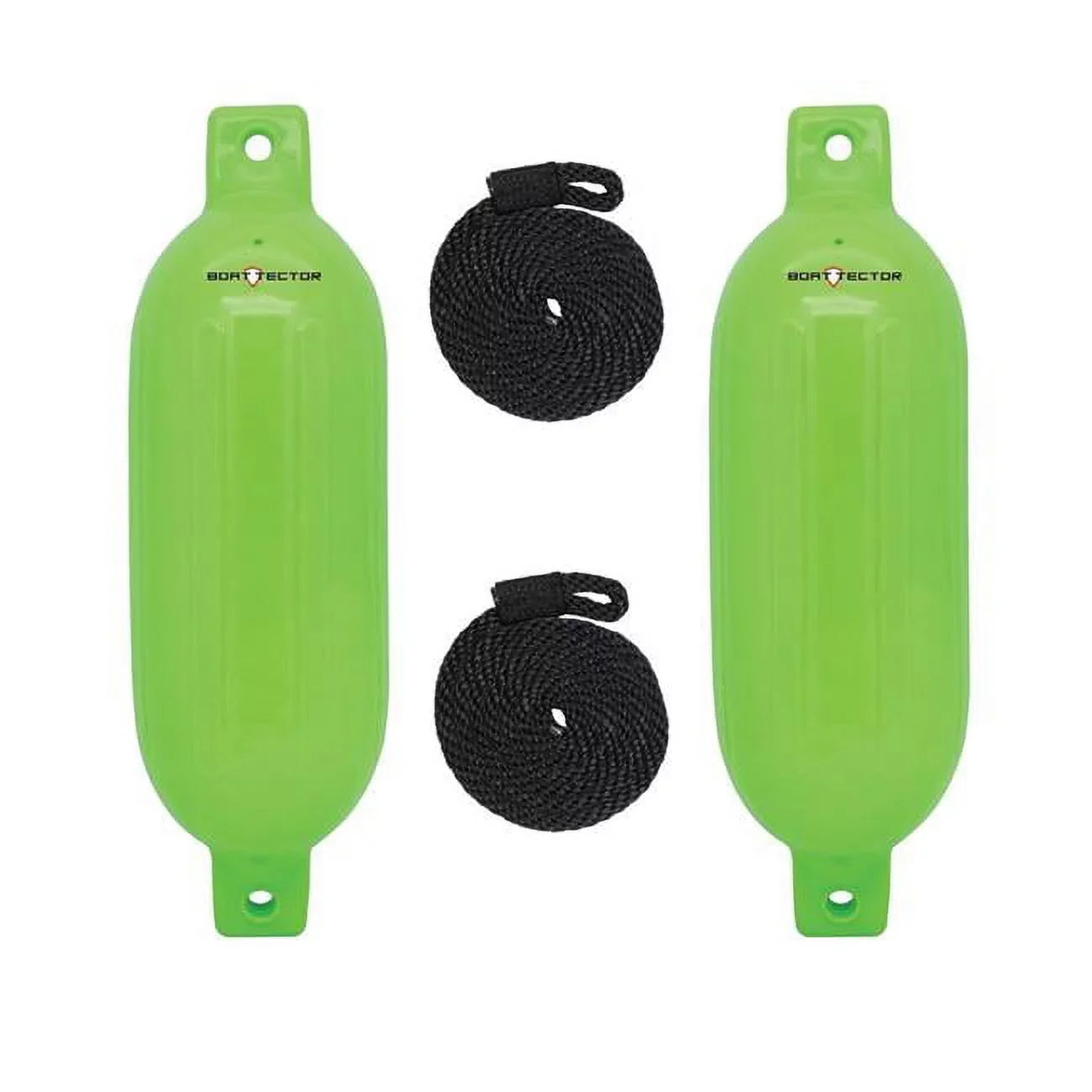 Extreme BoatTector Yellow - 2 of Pack Max Value Inflatable Neon Fender