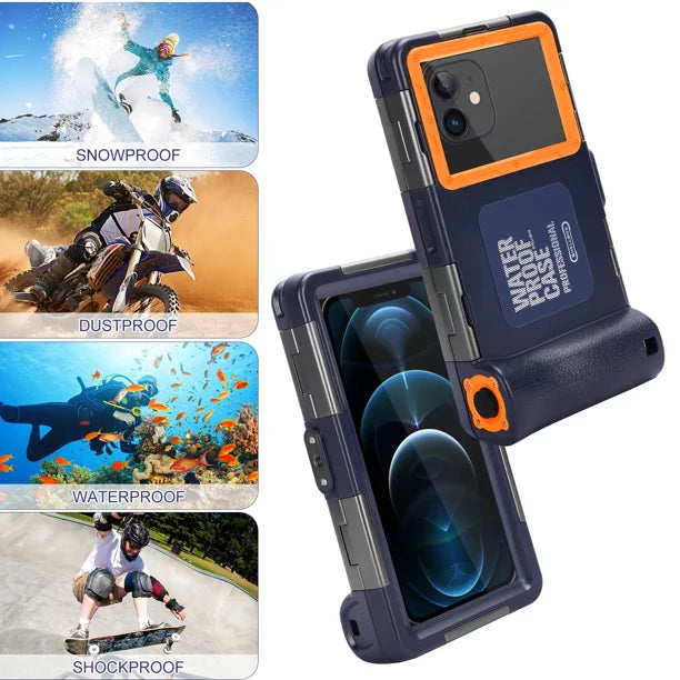 for Lanyard Snorkeling with Inch Oppo [15m/50ft] Phones Professional Up LCD Swimming Protective Lite Photo And Diving Underwater Reno4 Case Video UrbanX all Surfing 6.9 Housing Waterproof to