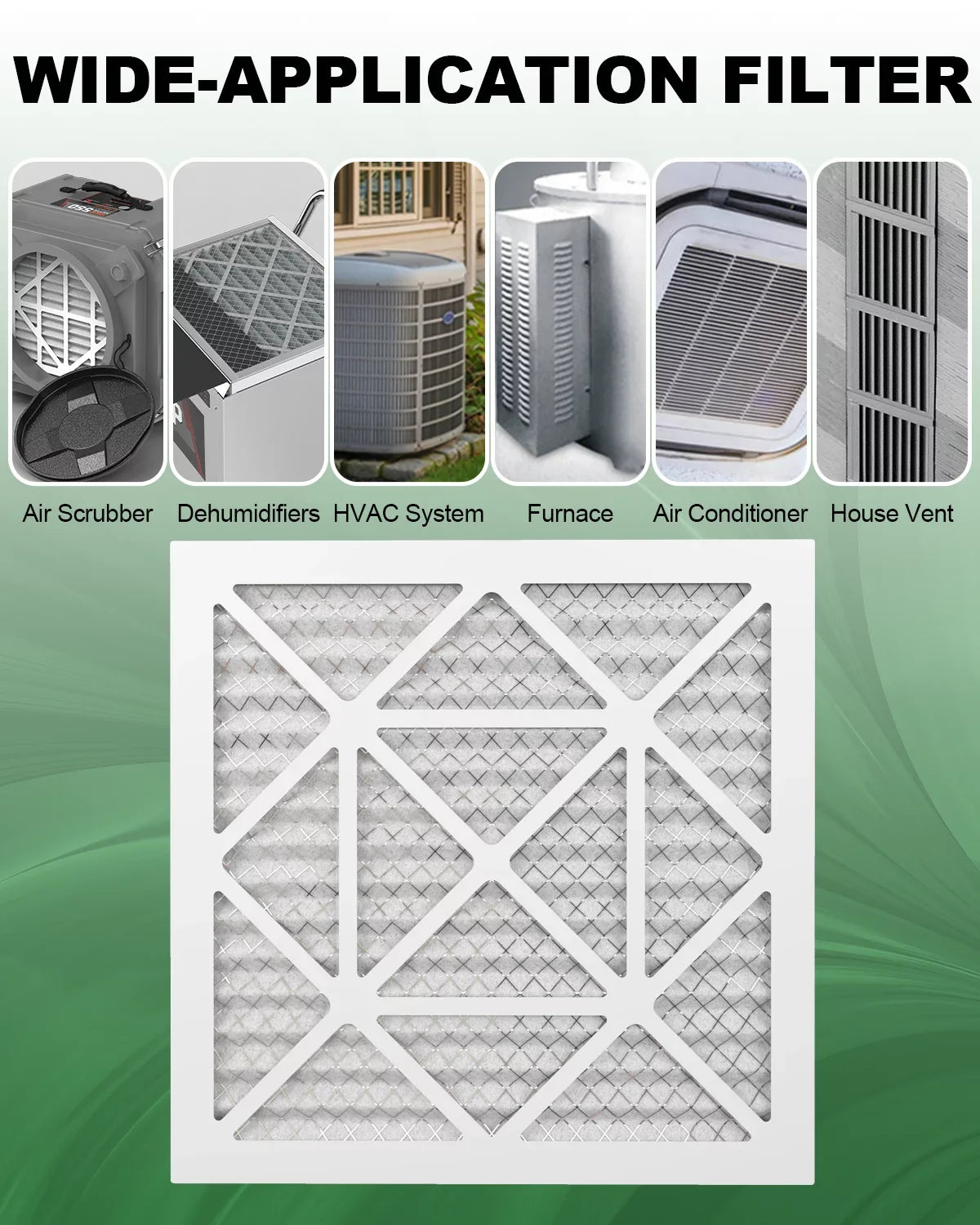 Filters 24x24x1 8 Home Furnace TRIGHTFILTERS Pleated HVAC AC 6 Filter MERV Air Pack
