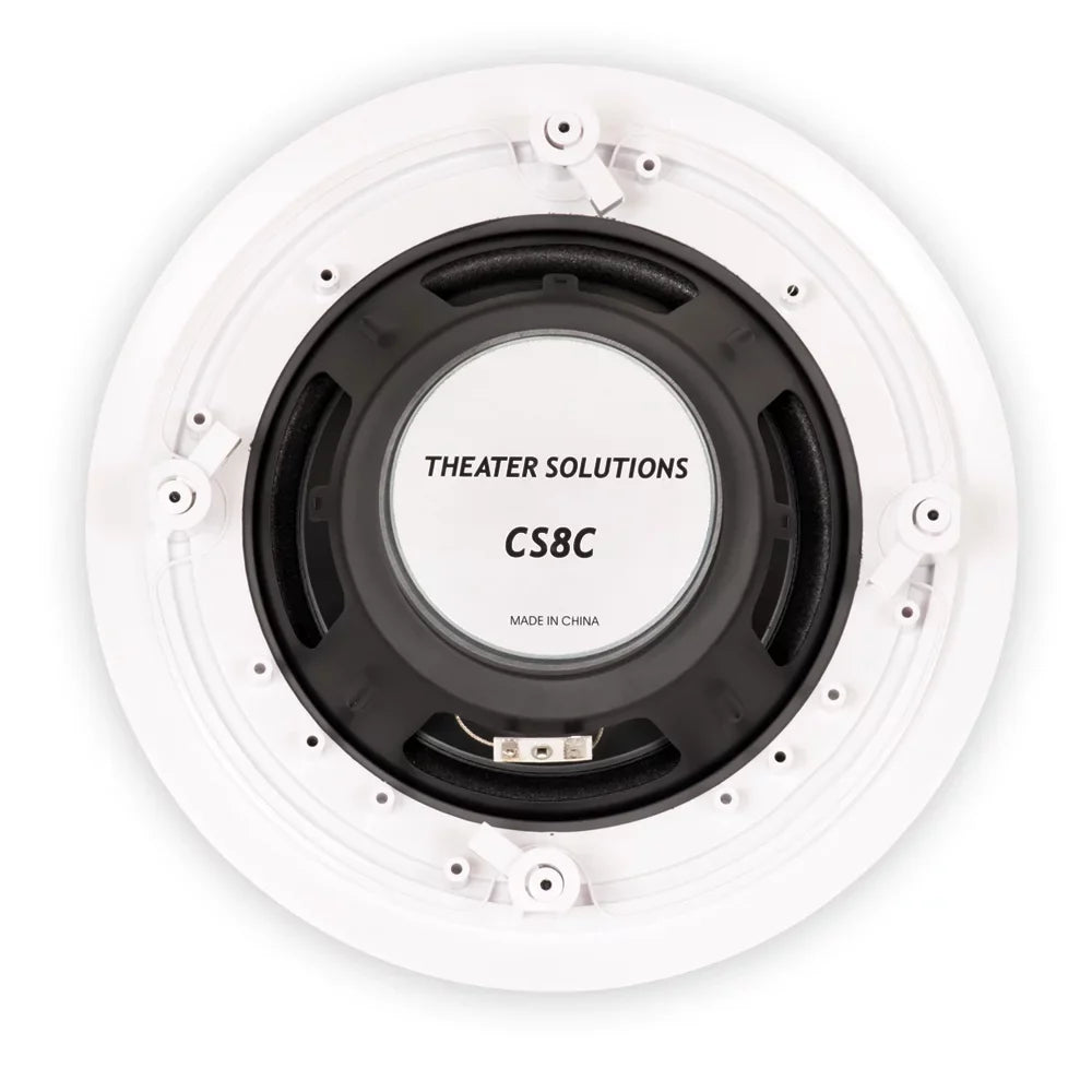 CS8C 7 Pack Ceiling Home Theater Speakers 8" Pair Solutions Sound 7CS8C In Surround Theater