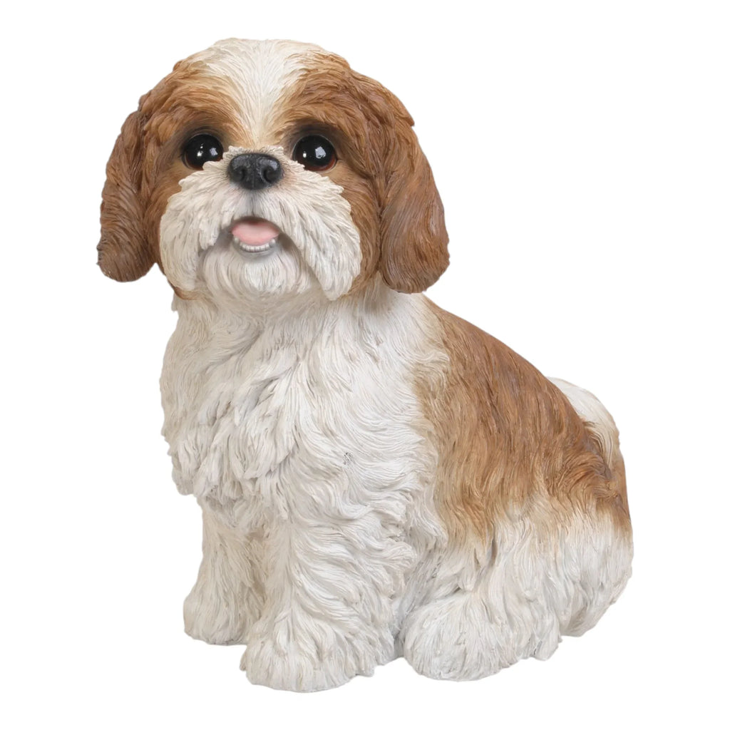 Puppy Hi-Line Tzu Garden Sitting Statue 11" Gifts Shih exterior