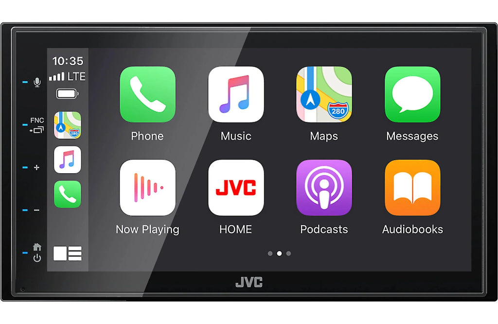 Rearview Magnet fixed KW-M56BT Camera Digital Phone w/ JVC Touchscreen & Receiver Monitor+Absolute Multimedia 6.75" CAM880 Holder