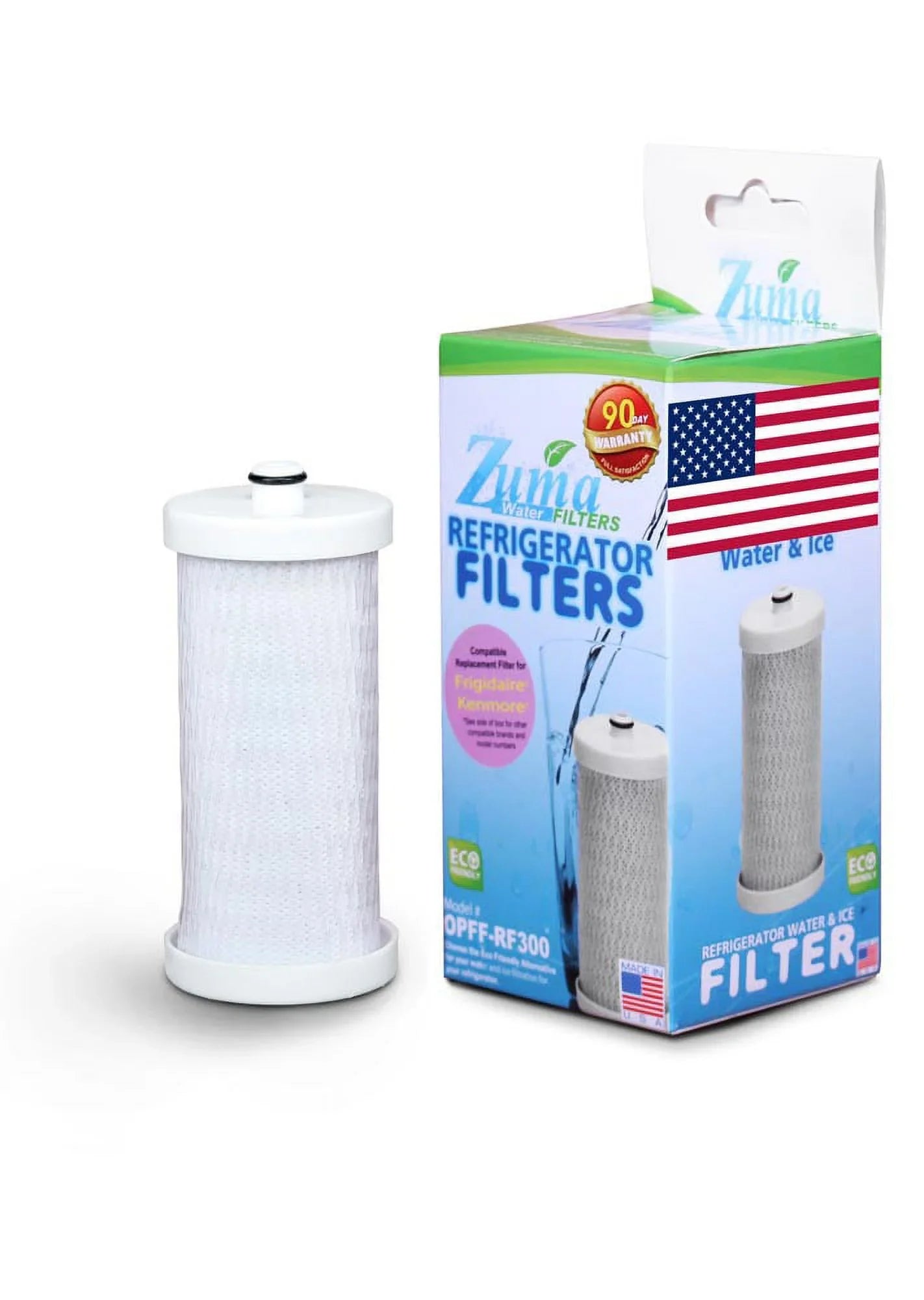 '- # 1502 Frigidaire® in and , OPFF-RF300 U.S.A. Model with , Brand Compatible NGRG-2000 ZUMA Made , Ice - Filter liquid