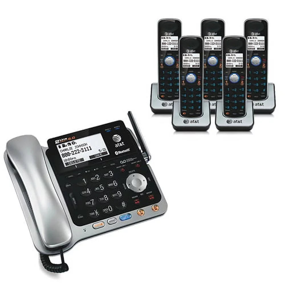 TL86009 TL86109 AT&T 6.0 System w/ 2-Line Digital Answering DECT + Operation (4)