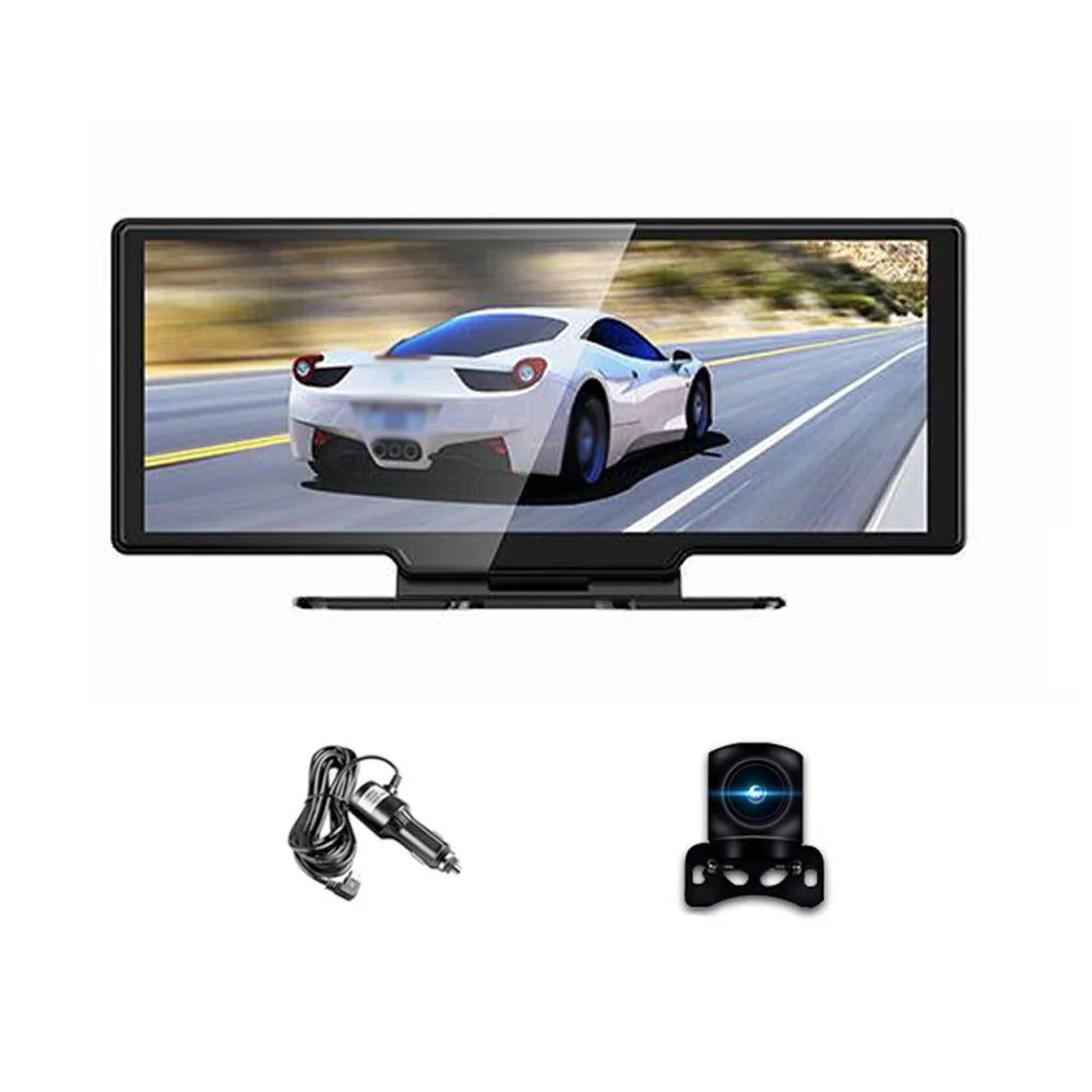 Hands-Free & Calling Camera for Rear Auto DVR Touchscreen, 4K Android Reliable Dash WiFi, 10.26 Front Carplay Recording, Inch Dash Driving G-Sensing, Loop Recorder