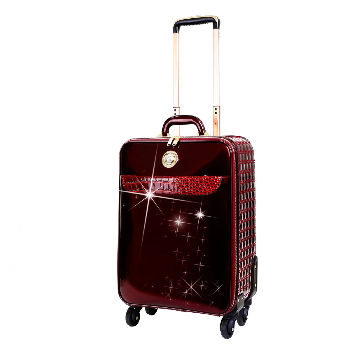 Womens Luggage Stunnin’ Spinner Wheels Bag with Set