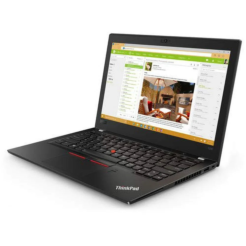 Intel Laptop 256GB RAM, 8GB Win10 Pro, Thinkpad i5-8350U, Multi-Touch 12.5-inch (20KF-0022US) X280 Black 1920x1080, SSD,