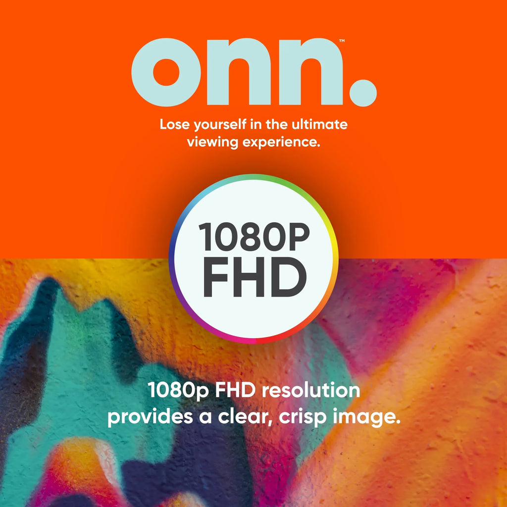TV onn. FHD Roku Smart LED Class (1080P) (100069992) 43”