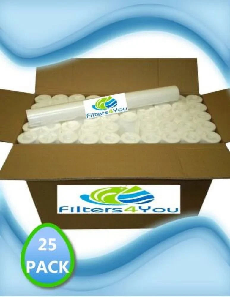 Filter Micron Pack liquid 2.5" x Cartridge 25 Sediment Polypropylene Spun 10 20"