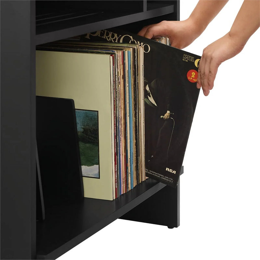 Center, Media Storage Portland Vinyl Console Crosley and Furniture Tv Entertainment Stand Record