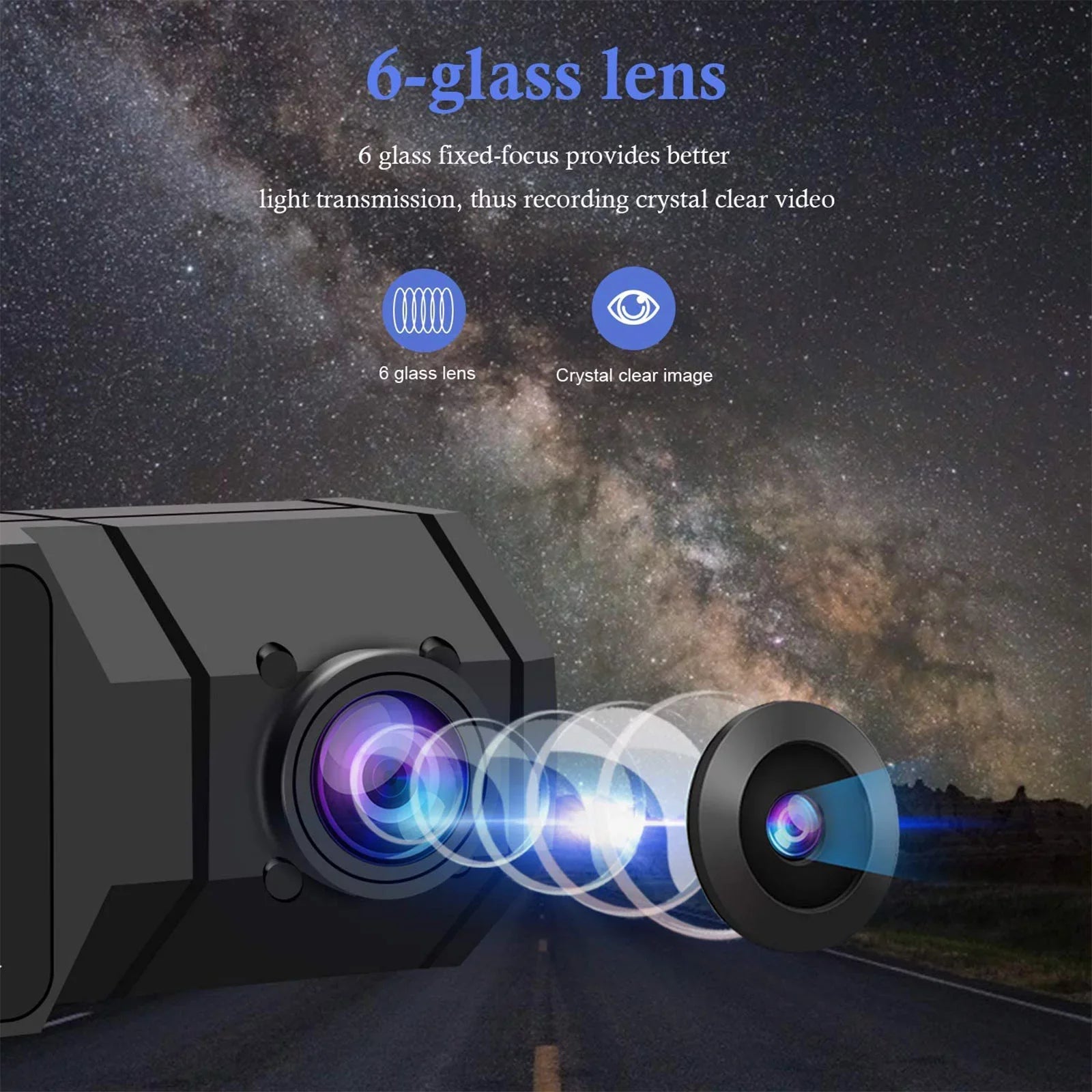 Car, Vision Dash with G-Sensor, Recording, Driving Cam, Interior Dual TSV Night Recorder Taxi Camera Loop Dual FHD 1080P for Front Mode Dashcam, IR Dash Parking