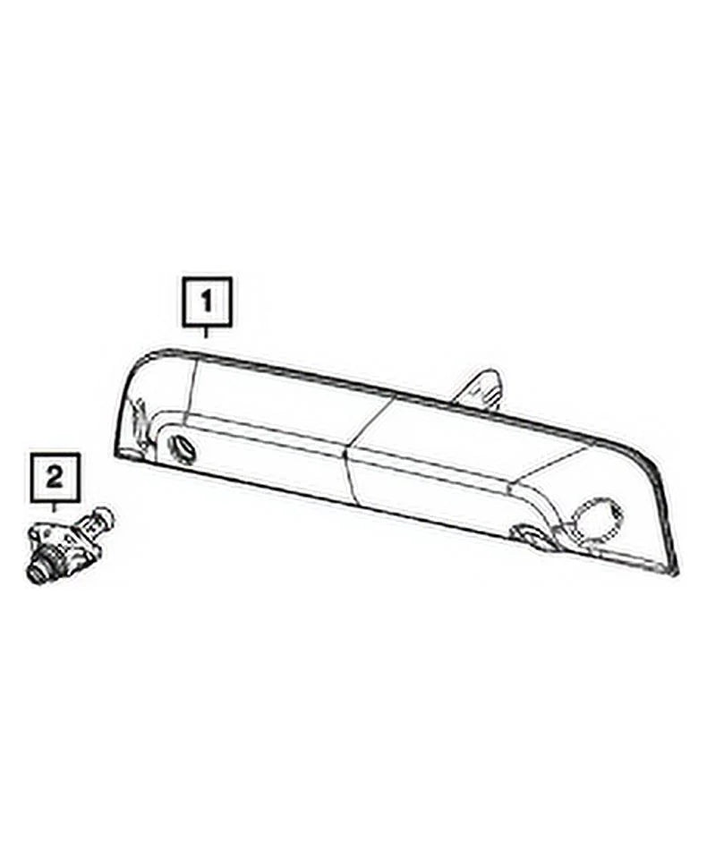 OE Mopar 68448640AA New Genuine 2021-2024 Camera