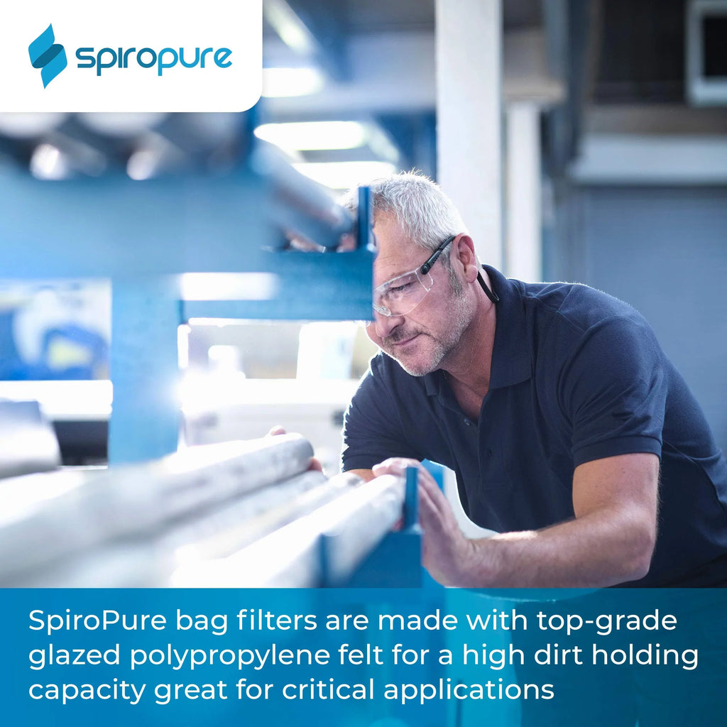 Filter SpiroPure Nylon 40) Bag SP-BN-420-400 (Case Woven of Liquid Micron 400 #4 Mesh Monofilament 255037-03 (20”) BN-420-400