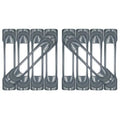 Unfinished (zinc Trailers Single 10-Pack Anchor Pickups, Contoured Weld-On E-Track for protection), Logistic Trucks, Strap rust SNAP-LOC Tie-Down