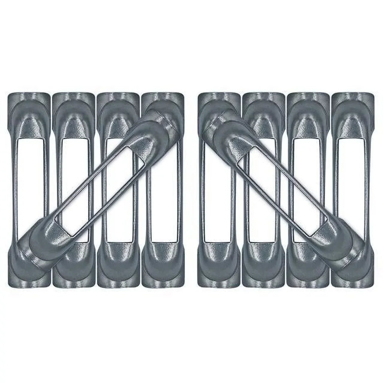 Unfinished (zinc Trailers Single 10-Pack Anchor Pickups, Contoured Weld-On E-Track for protection), Logistic Trucks, Strap rust SNAP-LOC Tie-Down