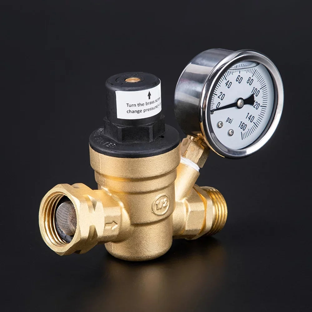 Brass Filter Valve Pressure With With Pressure Reducer Pressure 0-160psi Inlet 0-160psi liquid And Reducer And liquid GoolRC Valve,0-160psi Adjustable Brass Screened Rv -free With Valve -free