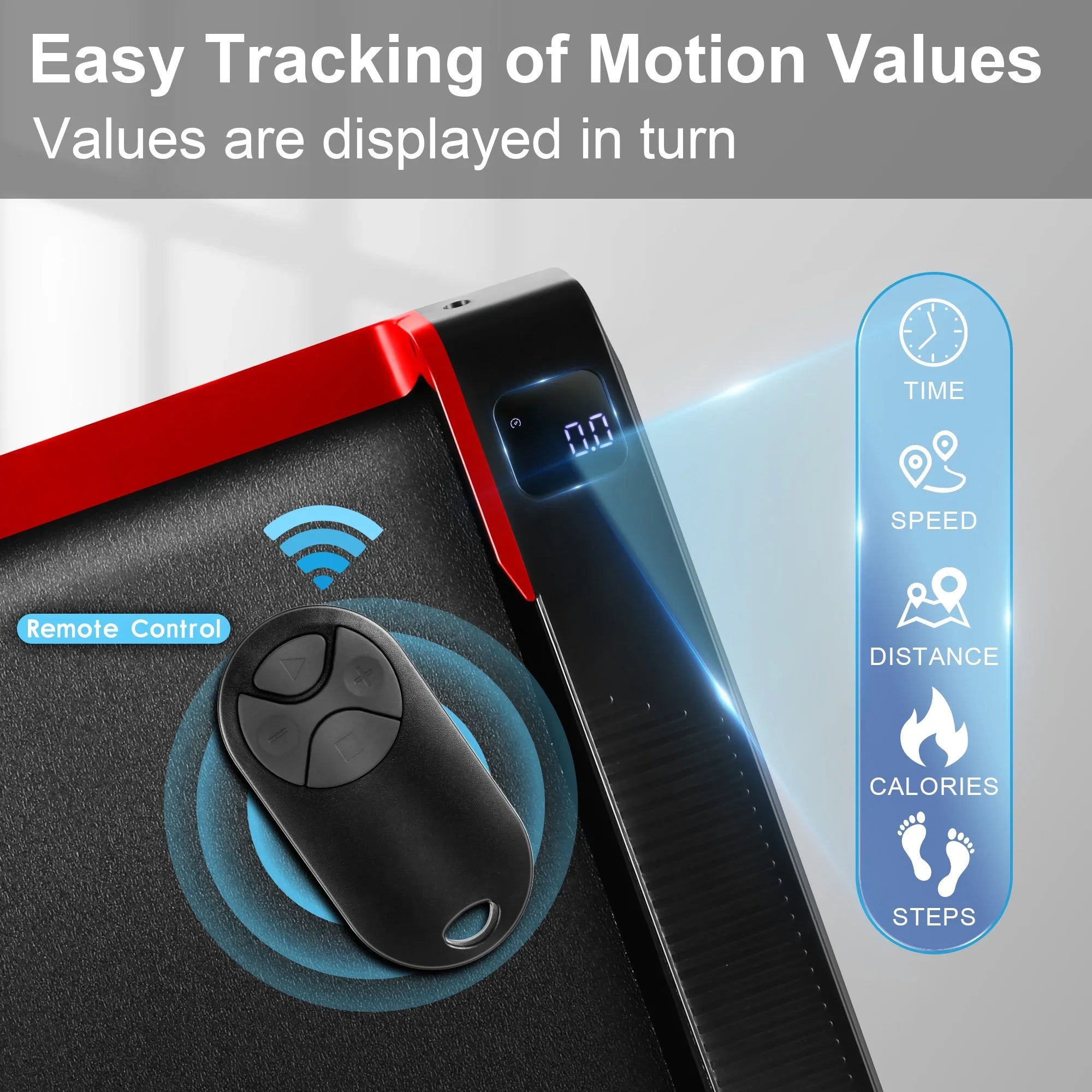 Running, Tikmboex for Under Treadmill Design Incline, Pad Black Strip Red Walking Treadmil Capacity Remote with and Lamp Walking with 5% Lbs Desk 300 & 2.5HP Unique