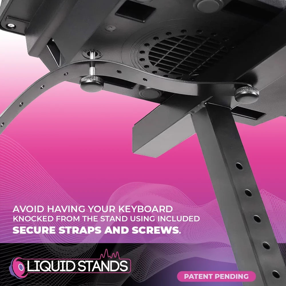 (Refurbished) Z - Stand - Wheels) Stand Stand Adjustable Portable (Black Stands with Key - and design Duty - Keyboard 54-88 Restored Keyboard Piano Piano Stand Fits Electric Pianos Heavy Keyboard Liquid - Music