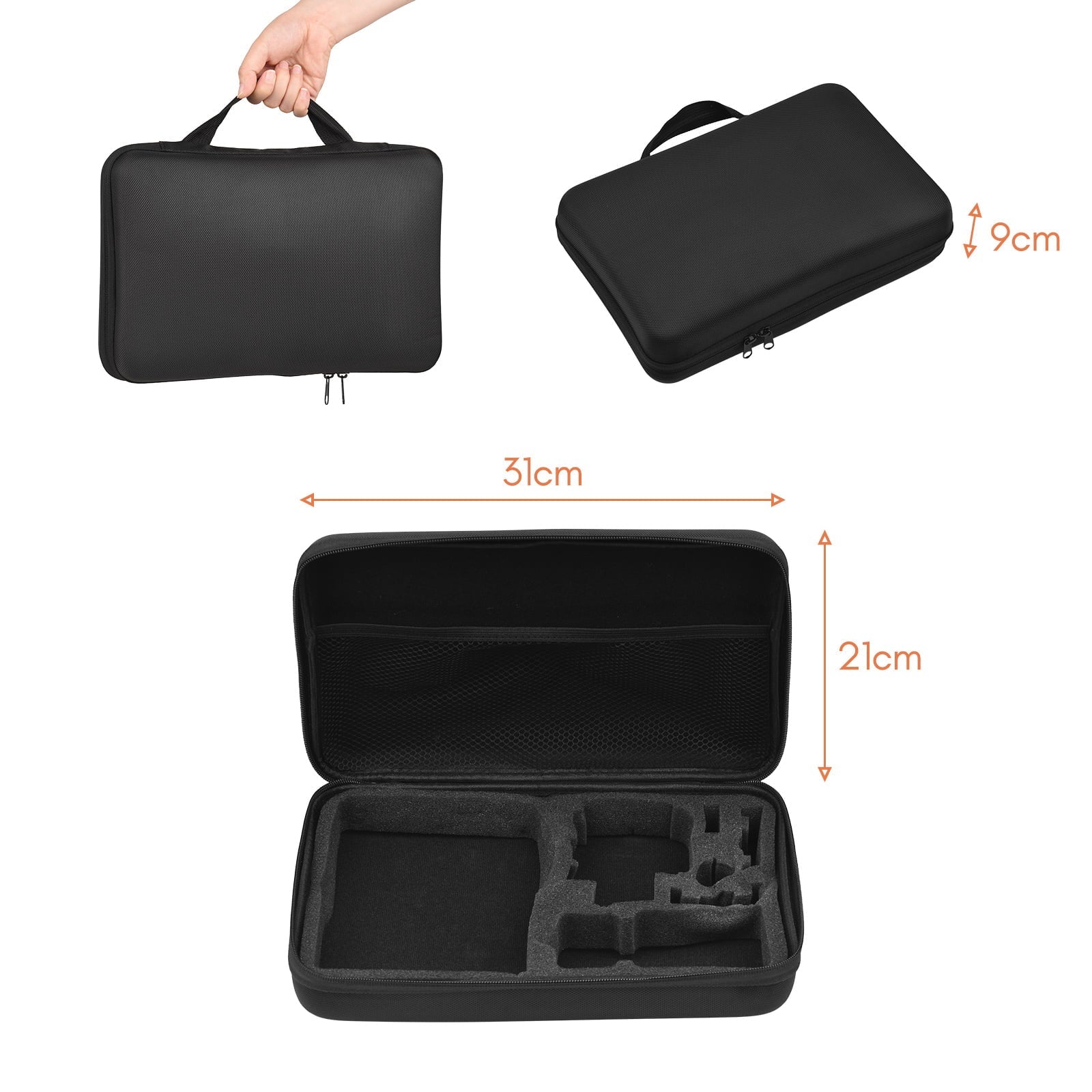 Mount Accessories Housing Anself with Various Kit Hero Protective Accessories for Waterproop GoPro Sports 109 Silicone Replacement Selfie Case with Stick Set More Black and Bracket Action