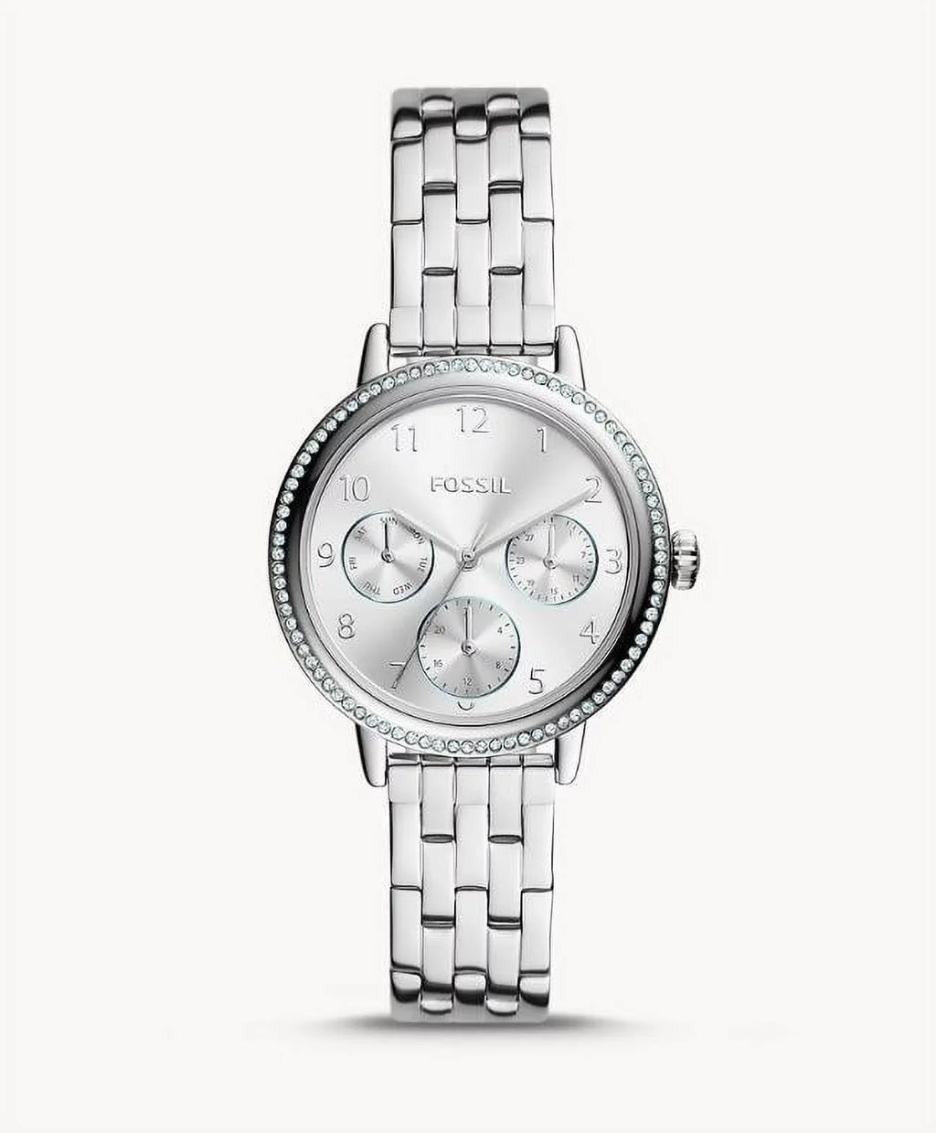 Steel Reid Fossil Watch Multifunction Stainless BQ3711