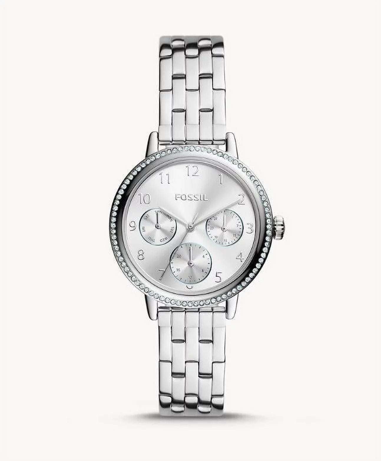 Steel Reid Fossil Watch Multifunction Stainless BQ3711