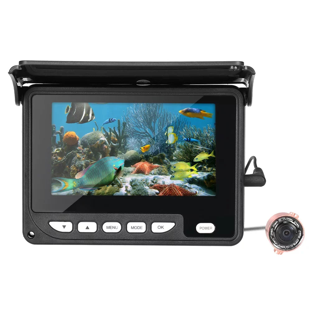 Fishing Bag Cable Finder Fish Ice Waterproof Night with Vision Camera Carry 4.3 Walmeck Inch Portable 20M Camera Boat Fishing Underwater