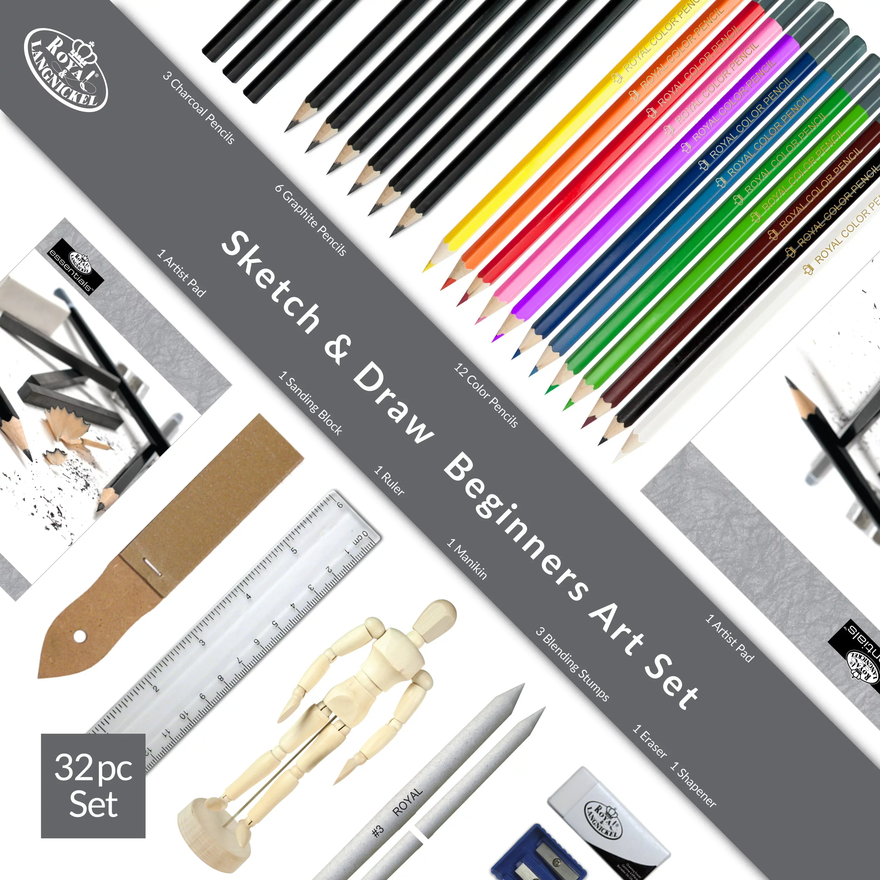 Art Royal Essentials & Set Beginners Draw Langnickel & Sketch