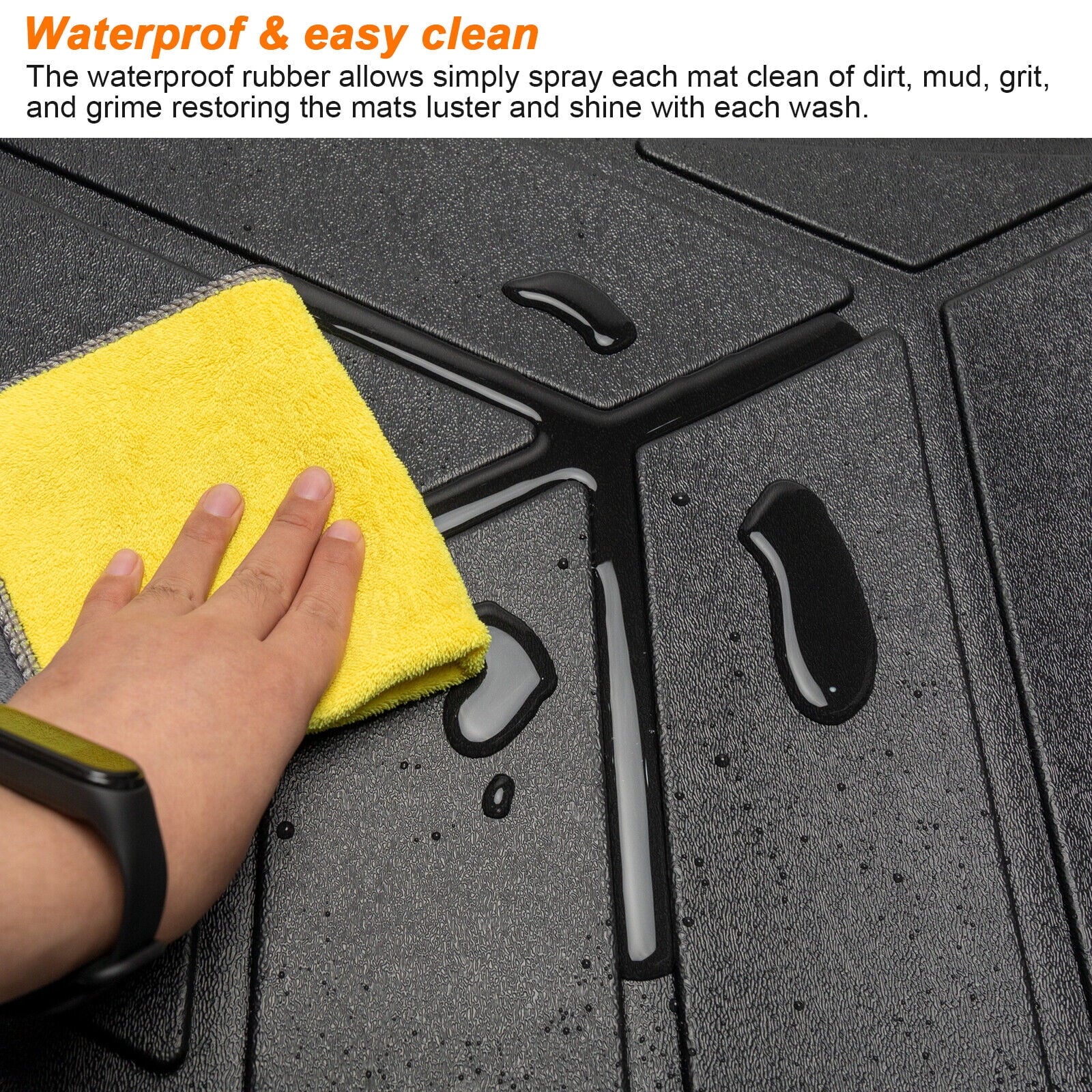 Custom Rubber 2011-2022 Liner Cargo Floor Rear Protector Mat TPE Fit climate Black Car Carpet Grand Trunk All Cherokee Cargo Jeep